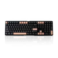 160 touches Olivia Dark Keycap Set Cherry Profile PBT Bicolore Moulage Keycaps pour claviers mécaniques