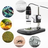 1600X 8 LED Zoom USB Microscope numérique Loupe Microscope Caméra + support vidéo