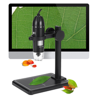 1600X 8LED 2MP USB Microscope numérique caméra loupe dendoscope + support de support