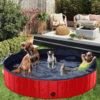 160 * 30cm PVC Pet Bath Pool Dog Cat Animal Bath Washing Tub Folding Portable Swimming Pool