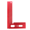 160mm Alliage daluminium Travail du bois Carré Trou Positionnement Métrique Règle de mesure Carpenter Scriber