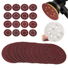160Pcs 5 pouces 8-Hole crochet de ponçage disques de ponçage 40-2000 grain orbital ponceuse papier de verre