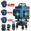 16/12/8 ligne 360 ° croix verticale horizontale 4D lumière verte niveau Laser mesure auto-nivelante faisceau Laser super