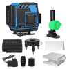 16/12/8 ligne 360 ° horizontal et vertical niveau laser mesure auto-nivelant laser vert super puissant