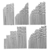 16/25/28/30 / 40Pcs forets hélico daux métriques en acier à grande vitesse mis 0.5-3mm