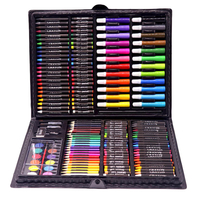 168 Pcs / ensemble Pour Enfants Peinture Stylo Cadeau Ensemble Crayon De Couleur Crayon Aquarelle Stylos Dessin Brosse S