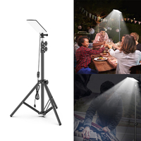 1680LM multifonctionnel Camping lumière trépied rétractable USB Rechargeable étanche extérieur Portable pique-nique Barb