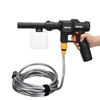 16.8V 500W nettoyeur haute pression sans fil voiture lave-linge pulvérisateur pistolets nettoyeur deau W / 1/2 pièc