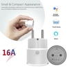 16A Tuya Mini prise intelligente WiFi prise intelligente Type de prise FR moniteur dalimentation contrôle sans fil