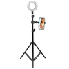 16cm 2700K-5500K Dimmable USB LED Anneau lumineux Support universel pour téléphone Support de trépied réglable pour maqu