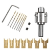 16pcs 14-25mm Perle en bois Maker Perles Foret Milling Cutter Set Outil de travail du bois
