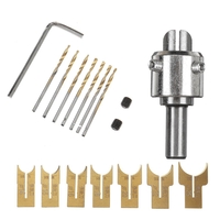 16pcs 14-25mm Perle en bois Maker Perles Foret Milling Cutter Set Outil de travail du bois