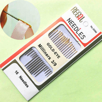 16pcs aiguilles à coudre les vêtements des ménages repriser aiguille Outil bricolage