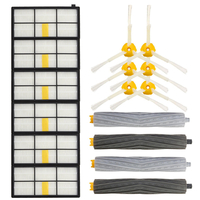 16pcs filtres et brosses pour kit d’aspirateur pour aspirateur série 800 900