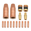 16pcs M37 Kit de torche de soudage Mig 0.035 pouce pour buse et diffuseur M-25 M-40 de Miller