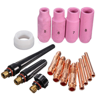 16pcs TIG Accessoires KIT TIG Torche de Soudage WP SR 17 18 26 Série