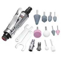 16Pcs 1/4 pouce Car Air Compressor 90psi Grinder Kit d