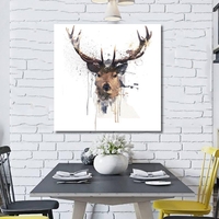 16  Résumé toile de cerf toile imprimée peintures décor encadré / sans cadre