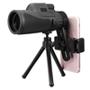 16X52/40X60 HD Zoom monoculaire télescope téléobjectif caméra objectif support pour téléphone/trépied cadeau pour voyage