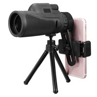 16X52/40X60 HD Zoom monoculaire télescope téléobjectif caméra objectif support pour téléphone/trépied cadeau pour voyage