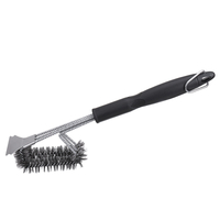 17 BBQ Grill Brosse Grattoir Grattoir Laveur Barbecue Outil De Nettoyage Fil Cuisine En Acier Inoxydable Nett