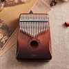 17 clés gantelets pouce Piano acajou Kalimbas bois Instrument de musique acoustique pour débutant avec accessoires
