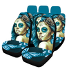 1/7 PCS Housses de siège de voiture universelles pour femmes Protection de siège avant et arrière