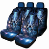 1/7 PCS housses de siège de voiture universelles Starry Sky couverture complète de siège avant de conception de Lion