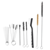 17 Pcs Set Spray Guun Nylon Brosse De Nettoyage Set Cleaner Nylon Tube Buses Brosses