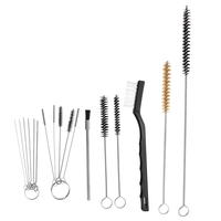 17 Pcs Set Spray Guun Nylon Brosse De Nettoyage Set Cleaner Nylon Tube Buses Brosses