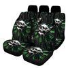 1/7 PCS Universal Skull Housses de siège de voiture Protecteurs de siège avant et arrière