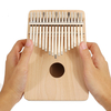 17 touches bricolage peinture pin bois de hêtre Kalimbas pouce Piano doigt percussion avec réglage Hammer