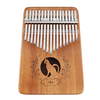 17 touches Kalimbas pouce Piano africain palissandre acajou planche entière doigt Piano étudiant débutant Instrument de