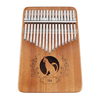 17 touches Kalimbas pouce Piano africain palissandre acajou planche entière doigt Piano étudiant débutant Instrument de