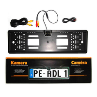 170 ° 4LED Cadre de plaque dimmatriculation de voiture Vue arrière Caméra de recul Auto Reverse European