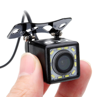 170 degrés kit de vue arrière de véhicule de voiture caméra de recul de voiture de stationnement 12 LED avec câble