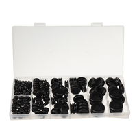 170 pièces/ensemble joint fermé œillets voiture câblage électrique câble joint Kit caoutchouc œillet trou bouchon ensemb