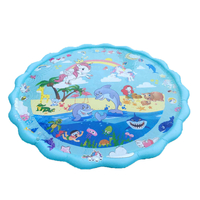 170cm 68 "coussin de pulvérisation deau gonflable tapis de jeu darrosage pour enfants jouet de piscine extérie