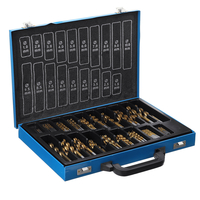 170pcs Presion HSS Engineering Forets Set 1mm-10mm Kit Assorti Boîtier En Métal