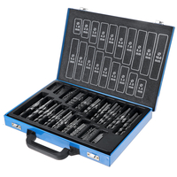 170pcs Presion HSS Engineering Forets Set 1mm-10mm Kit Assorti Boîtier En Métal