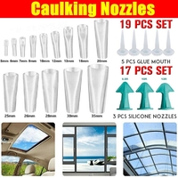 17/19 PCS Silicone calfeutrage outil de finition grattoir ensemble buses spatules remplisseur