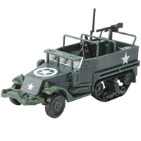1:72 M3 DIY Assembly 4D Half Track Blindé Moulé Sous Pression Modèle De Véhicule pour Enfants Cadeau