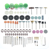 173 pièces outil rotatif accessoire meulage polissage coupe Bit Kit ensemble roue de polissage