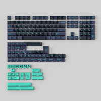 173 touches Ocean ABS Keycap Set Cherry Profile Moulage bicolore Keycaps personnalisés pour claviers mécaniques