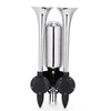 175DB voiture camion train bateau double trompette corne dair chrome kit de compresseur 24V auto