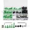 177 pcs Moto Carénage Boulon Kit Écrous Clips de Fixation Vis Pour Honda / KawasakiYamaha / Suzuki