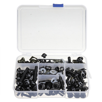 177 pièces moto carénage pare-chocs panneau boulons Kit corps fixation Clips vis ensemble universel