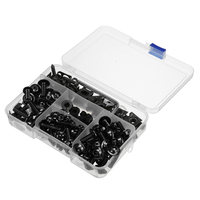 177PCS pièces de moto carénage boulons de panneau de pare-chocs Kits de fixation de clip de vis