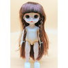 17CM multi-style 13 articulations mobile peau blanche mignon bébé poupées jouet avec maquillage cheveux longs pour enfan