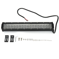 17inch 228W LED Barre lumineuse de travail Combo combinée à 4 rangées de projecteurs à faisceau de brouillard